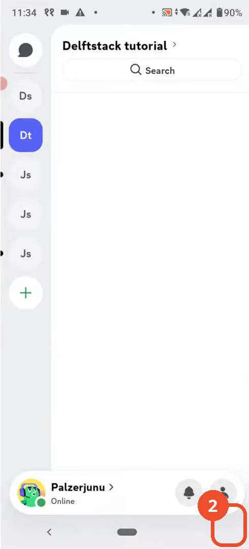 Open your profile