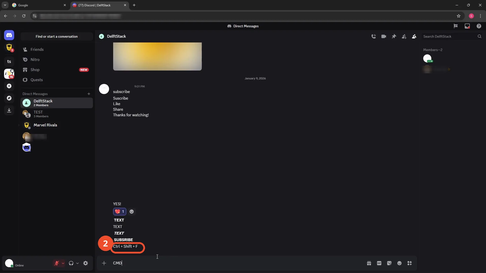 Press Ctrl+Shift+F (or Cmd+Shift+F on Mac)