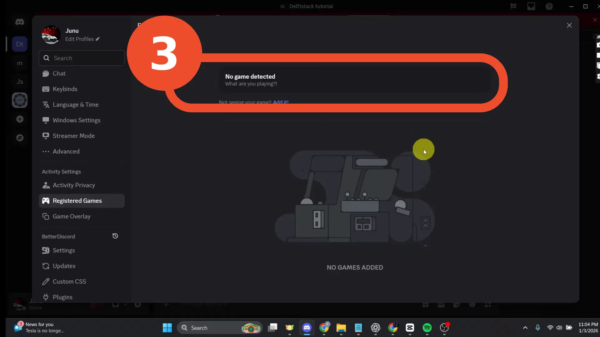 Check Registered Games