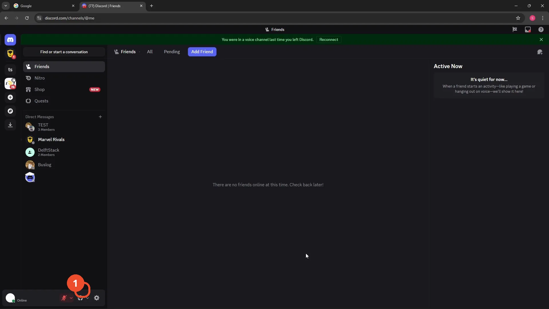 Open User Settings