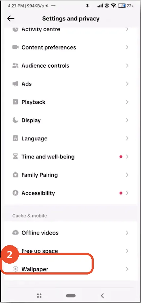 Open Free up space