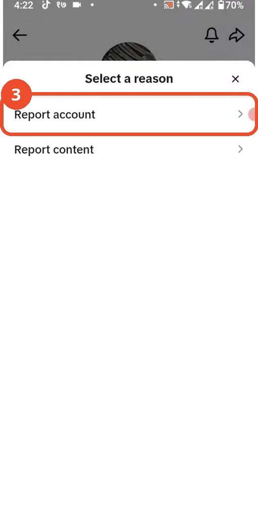 Tap Report account