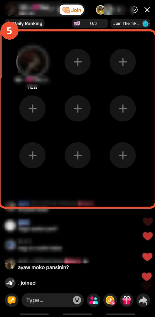 Swipe left to bring comments back