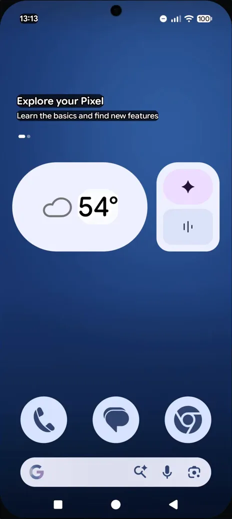 Swipe up on the Home screen to open the app drawer