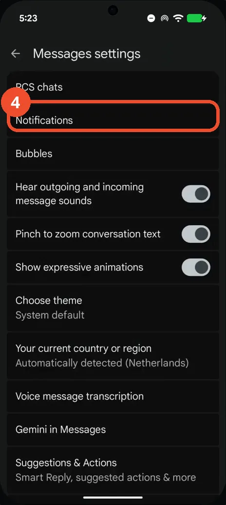 Tap Notifications