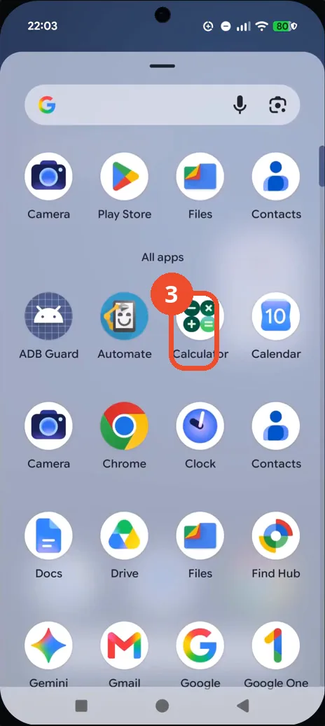 Browse the list to find your app