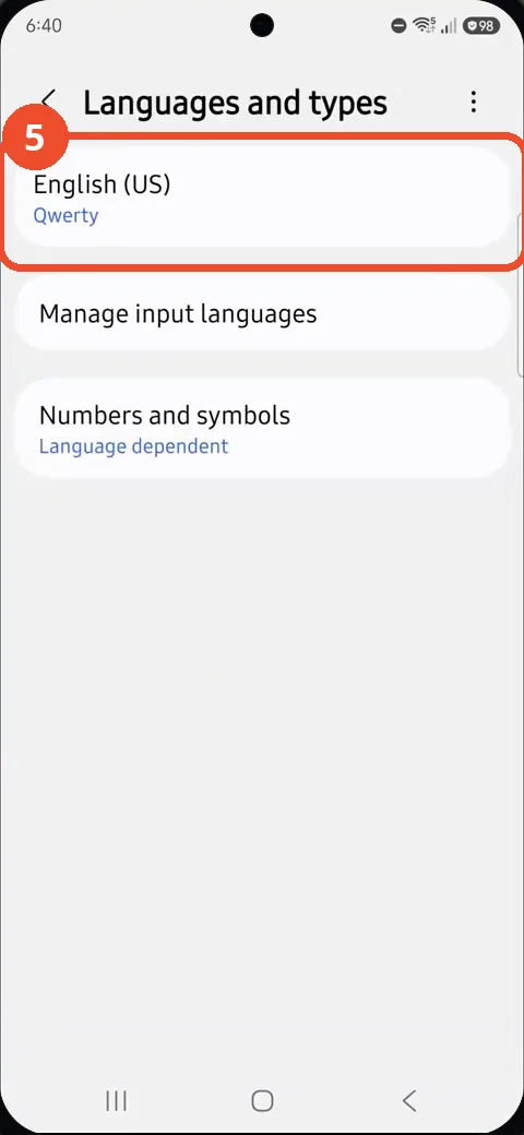 Tap English (US)