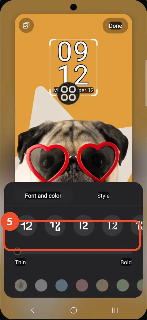 Choose a font style