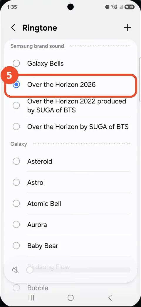 Select Over the Horizon 2026