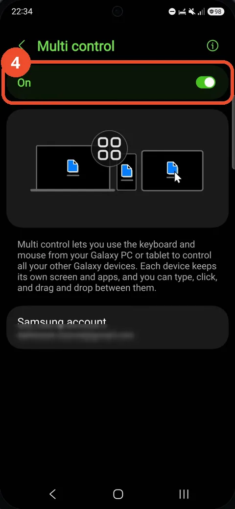 Multi control is On