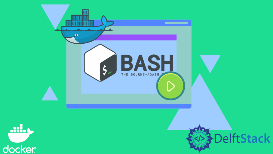 在新的 Docker 容器中启动 Bash 终端