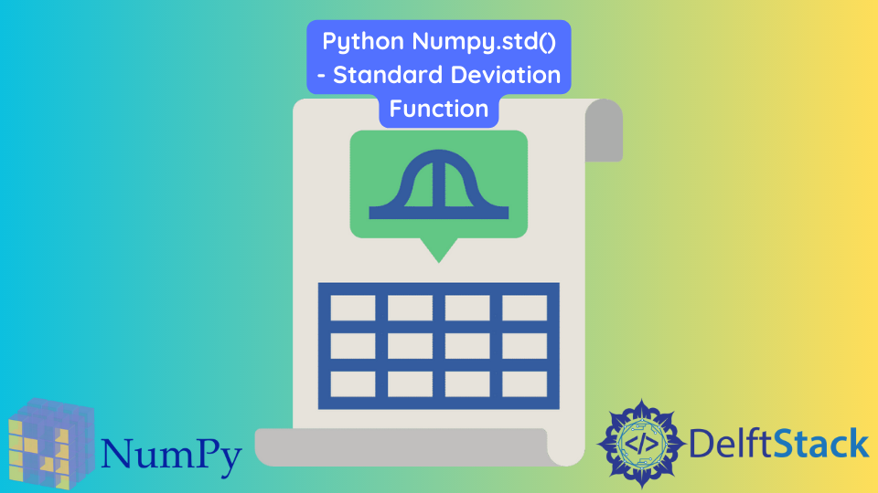 Python Numpy.std() - 標準差函式