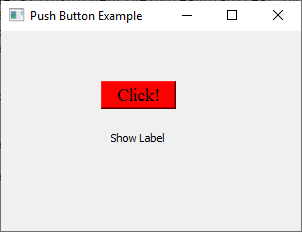 PyQt5 Push Button_setStyleSheet 示例