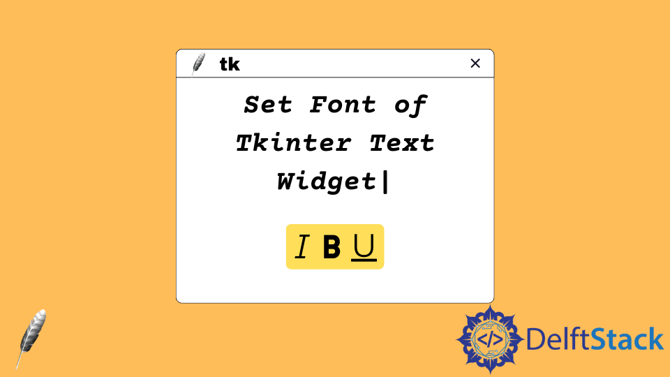 如何設定 Tkinter 文字控制元件的字型